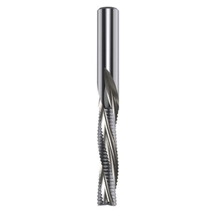 Solid Carbide Downcut Spiral Router Bits With Chip-Breaker