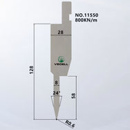 Amada System Punch Angle: 24°
