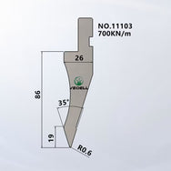 Amada System Punch Angle: 35°