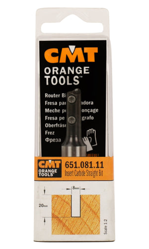 Straight Router Bits With Insert Knives